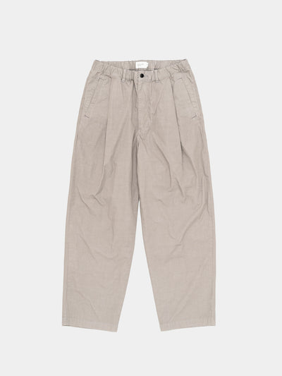 Garment-Dye Deep Tuck Pants Greige