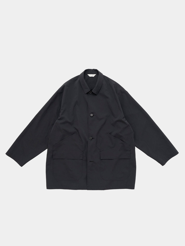 ＜STILL BY HAND＞ AIRY HALF COAT サイズ1 黒 スティルバイハンド STILL BY HAND エアリーハーフコート AIRY