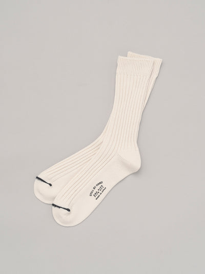 BMP Cotton Socks Off White