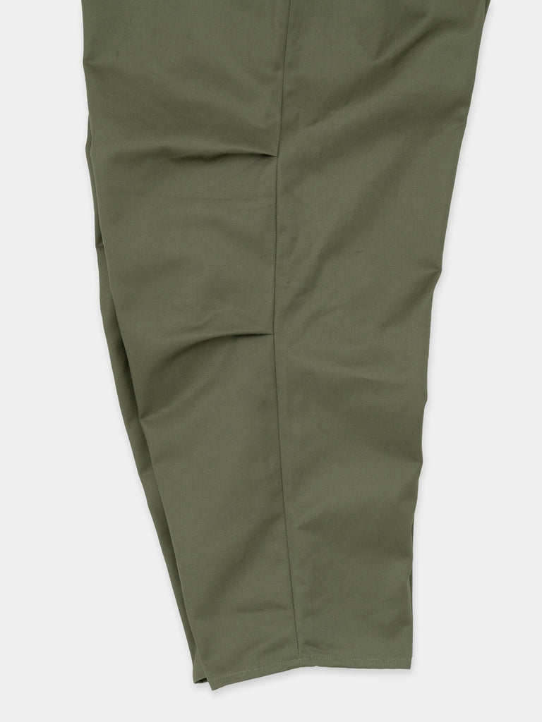 Selvedge Knee Tuck Pants Olive | Pants