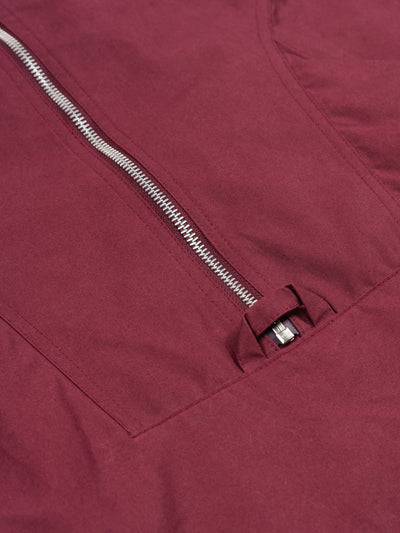 British Dry Oilskin Anorak Burgundy