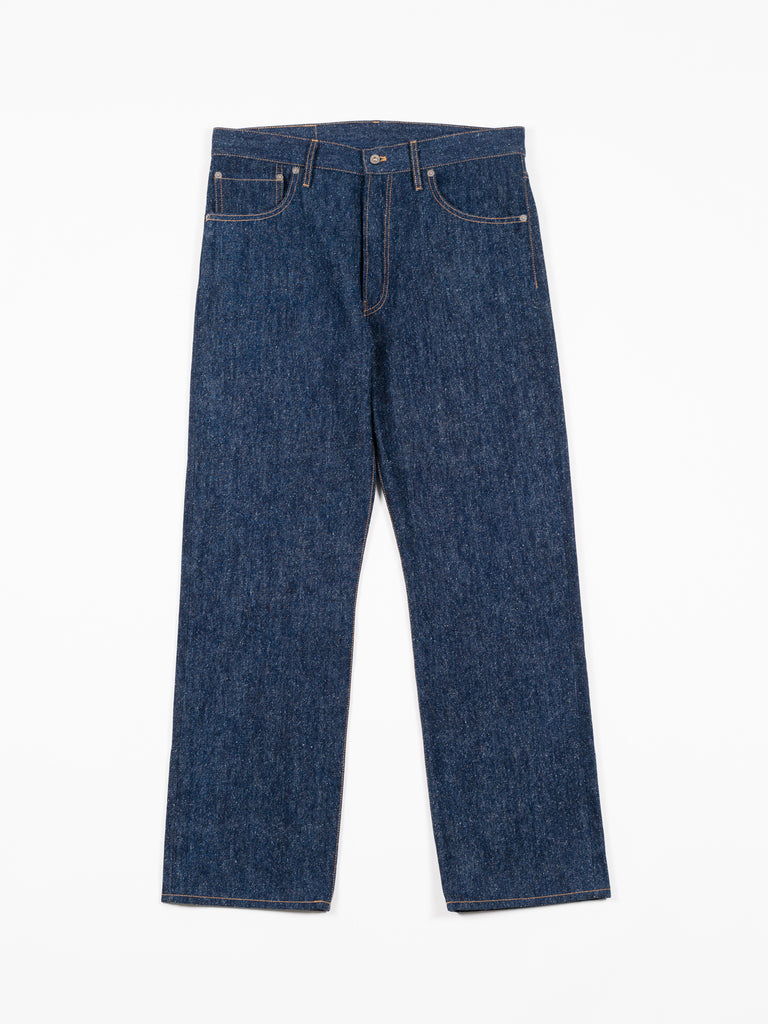 Cotton Silk Denim Pant Blue | Pants | Meridian
