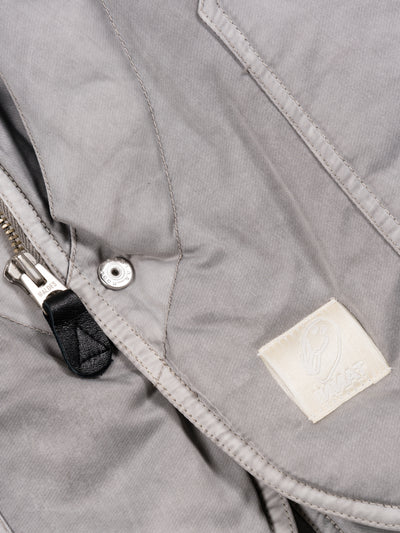 Hand-Dyed Hunting Down Vest Gray