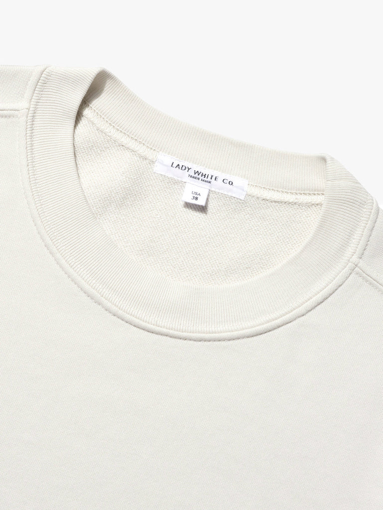 Cotton Round Neck White Women Sweat Shirt, Size: Large at Rs 349