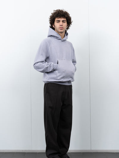 Super Weighted Hoodie Lilac Grey