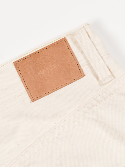 Loose Tapered Washi Denim Ecru