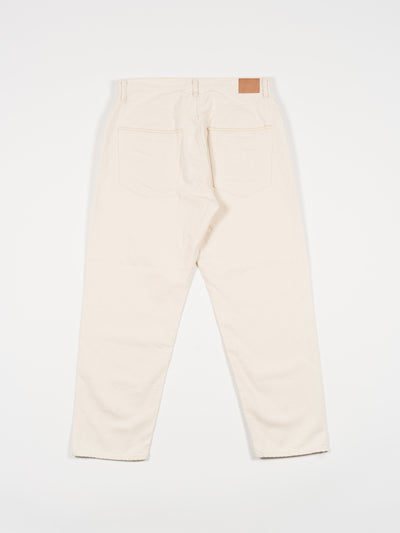 Loose Tapered Washi Denim Ecru