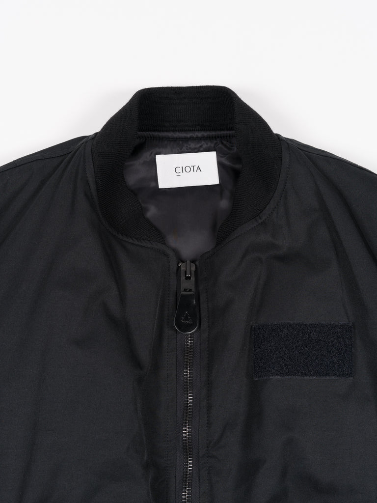 MA 1 Flight Jacket Black | Outerwear | Meridian