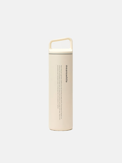meanswhile x Miir Wide Mouth Bottle Sandstone White