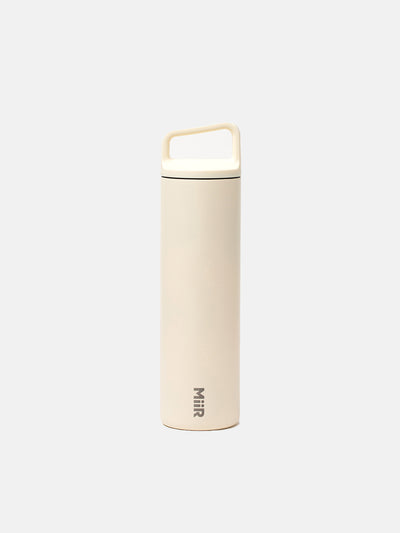 meanswhile x Miir Wide Mouth Bottle Sandstone White
