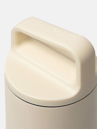 meanswhile x Miir Wide Mouth Bottle Sandstone White