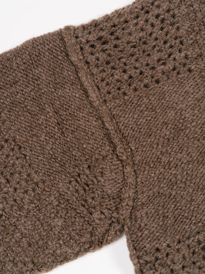 Patchwork Sweater Brown