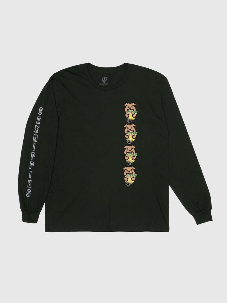 【everyone】border long sleeve tee shirt everyone border long sleeve tee shirt (NAVY) | everyone