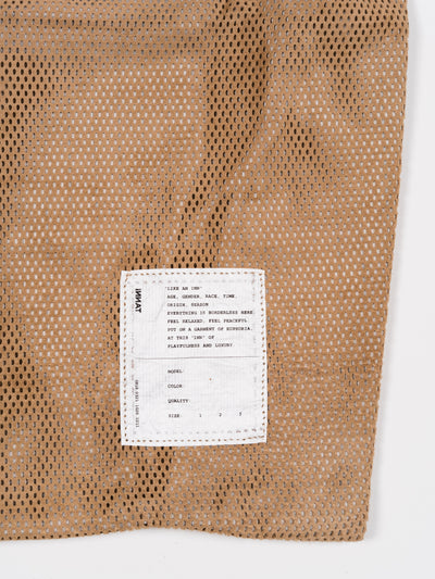 Suede Tote Bag Beige