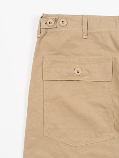 US Army Fatigue Pants Rip Stop Beige