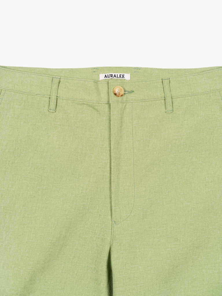 AURALEE washed hard twist canvas pants
