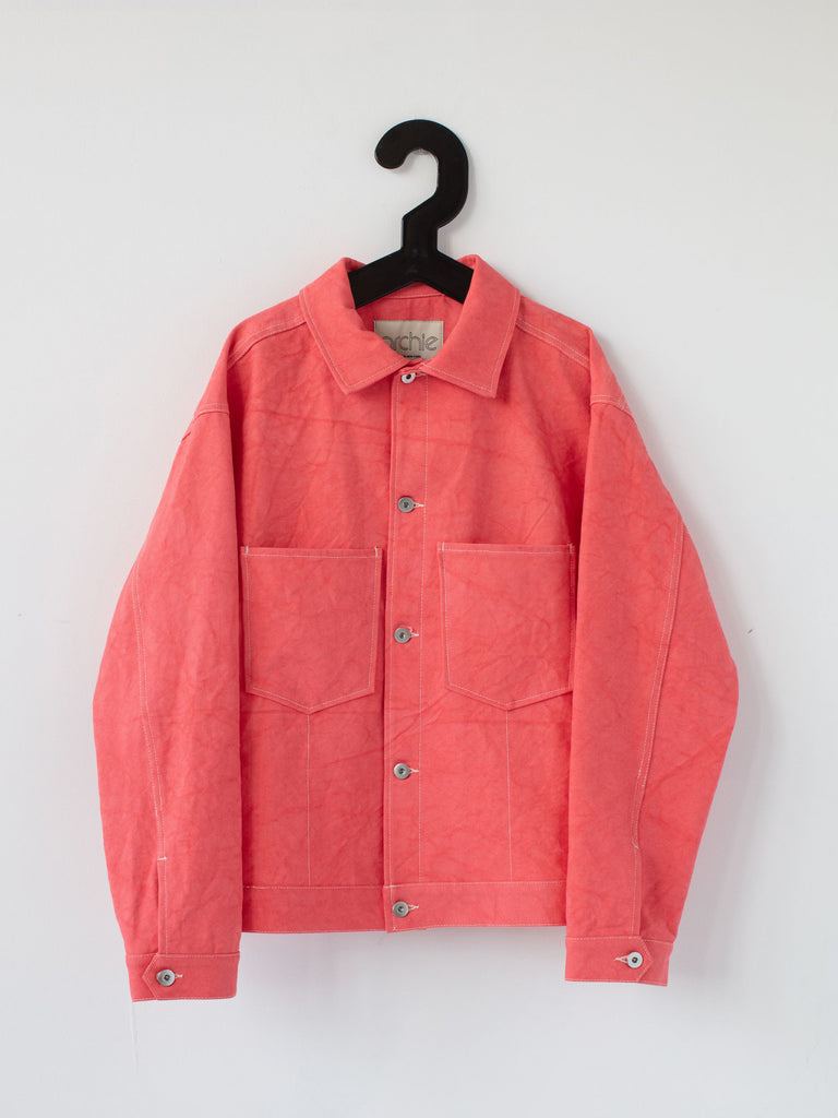 Canvas Coverall Jacket Carnation | Jacket | Meridian