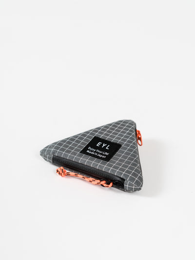 Coin Purse Dyneema 210 Denier X-Grid Grey