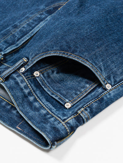 Straight Denim Used Blue