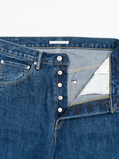 Straight Denim Used Blue