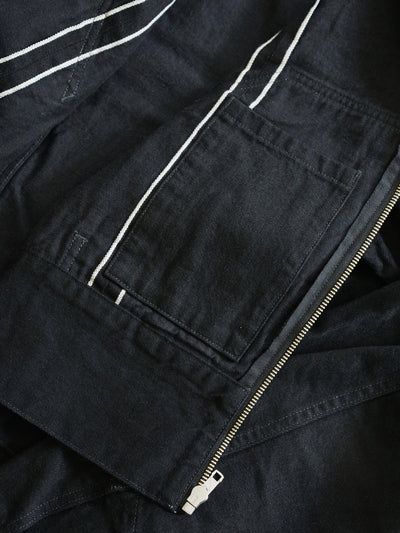 Lady White Co. x Phigvel Makers & Co. Hooded Denim Blouson Black One Wash