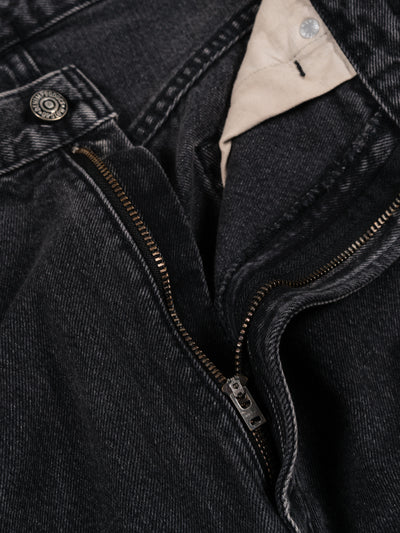 100 Super Dad's Denim Pants Black Stone