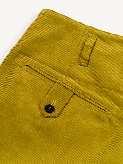 14W Organic Cotton Corduroy Pants Green