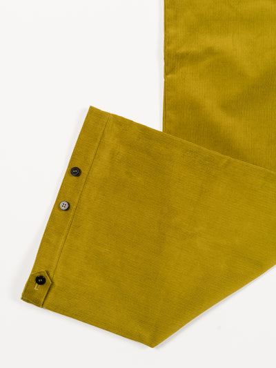 14W Organic Cotton Corduroy Pants Green