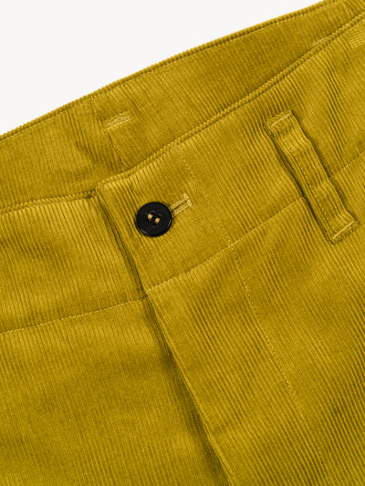 14W Organic Cotton Corduroy Pants Green