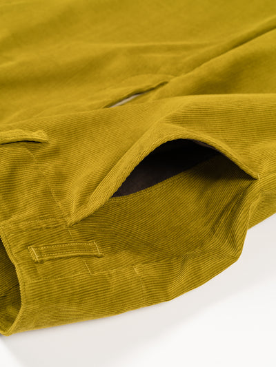 14W Organic Cotton Corduroy Pants Green