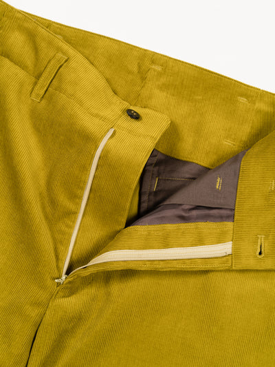 14W Organic Cotton Corduroy Pants Green