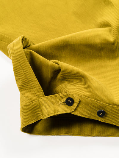 14W Organic Cotton Corduroy Pants Green