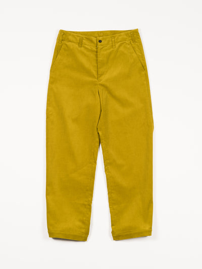 14W Organic Cotton Corduroy Pants Green
