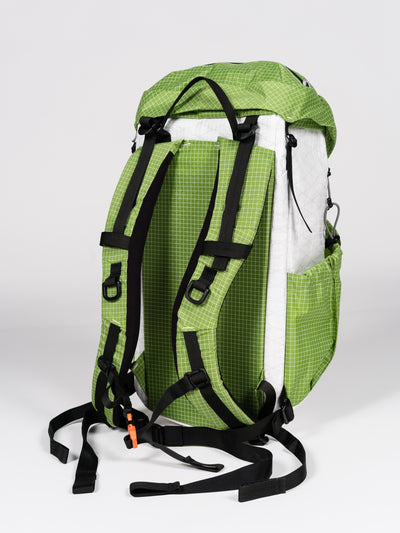 1733 for Meridian Rucksack Moss 210D Dyneema® Gridstop & Quartz UVX40