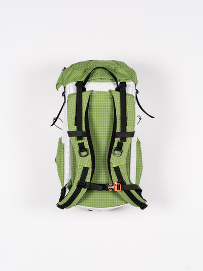 1733 for Meridian Rucksack Moss 210D Dyneema® Gridstop & Quartz UVX40