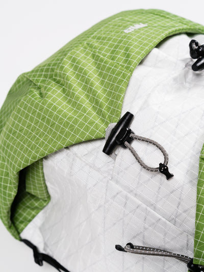 1733 for Meridian Rucksack Moss 210D Dyneema® Gridstop & Quartz UVX40