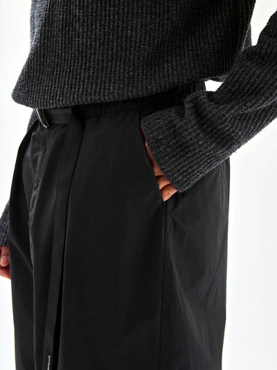 MP-111PA P_Article Pleated Trouser Carbon