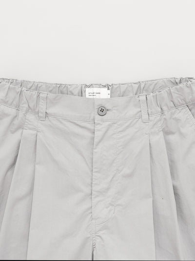 Garment Dye 2 Tuck Pants Ice Grey | Pants | Meridian