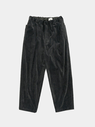 Corduroy Easy Pants Blue Charcoal