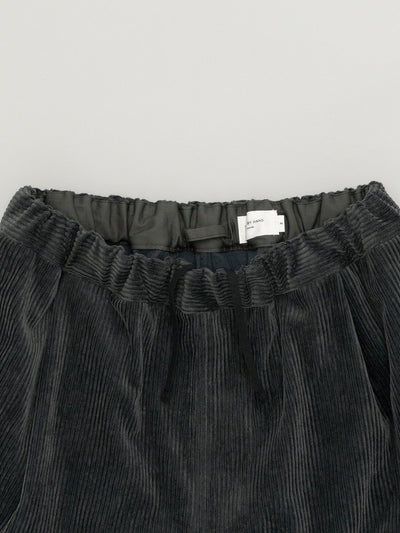 Corduroy Easy Pants Blue Charcoal