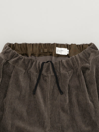 Corduroy Easy Pants Khaki Brown