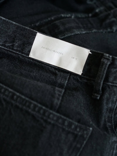 Lady White Co. x Phigvel Makers & Co Classic Jeans Wide Black Hand Fade