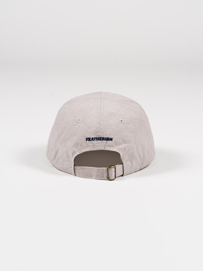 6 Panel Strap Back Cap Light Grey