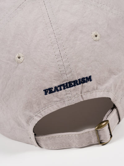 6 Panel Strap Back Cap Light Grey