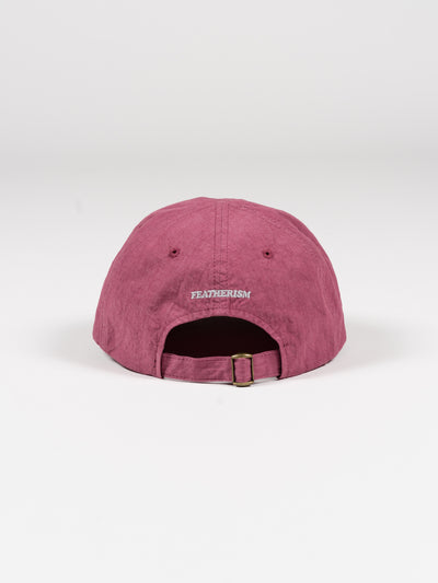 6 Panel Strap Back Cap Plum