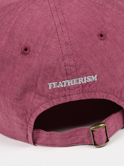 6 Panel Strap Back Cap Plum