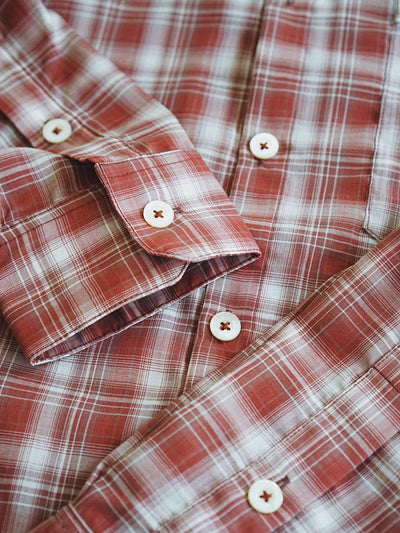 Sunday Shirt Red Wool Plaid | Shirts | Meridian