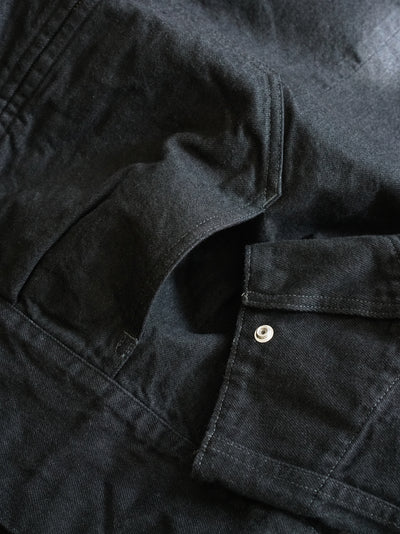 Lady White Co. x Phigvel Makers & Co. Hooded Denim Blouson Black One Wash