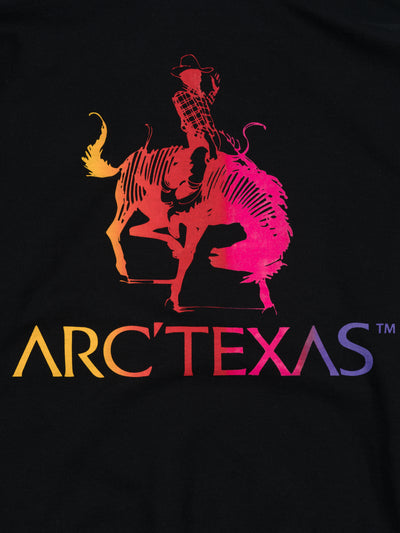 'ARC'TEXAS SUNSET' Hooded Sweatshirt Black
