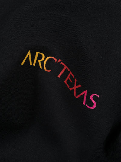 'ARC'TEXAS SUNSET' Hooded Sweatshirt Black